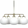 Design For The People by Nordlux Suspension RAITO Blanc, 5 lumières