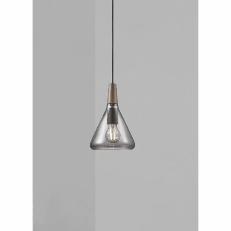 Luminaires Scandinaves-Design For The People by Nordlux Suspension NORI Brun, Noir, 1 lumière