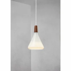 Luminaires Scandinaves-Design For The People by Nordlux Suspension NORI Brun, Blanc, 1 lumière