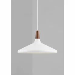Luminaires Scandinaves-Design For The People by Nordlux Suspension NORI Brun, Blanc, 1 lumière
