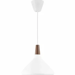 Luminaires Scandinaves-Design For The People by Nordlux Suspension NORI Brun, Blanc, 1 lumière