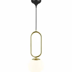 Design For The People by Nordlux Suspension SHAPES Laiton, 1 lumière
