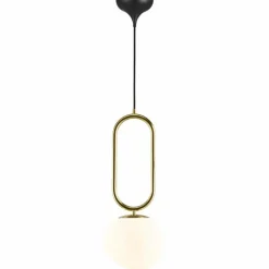 Design For The People by Nordlux Suspension SHAPES Laiton, 1 lumière