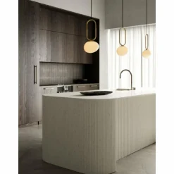 Design For The People by Nordlux Suspension SHAPES Laiton, 1 lumière