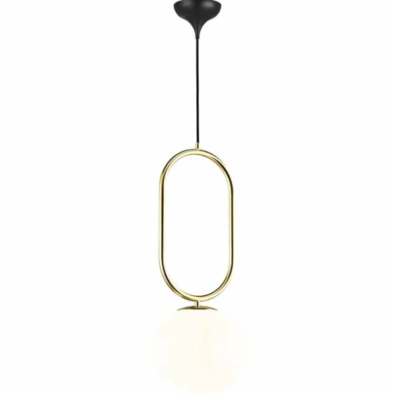 Design For The People by Nordlux Suspension SHAPES Laiton, 1 lumière