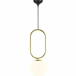Design For The People by Nordlux Suspension SHAPES Laiton, 1 lumière