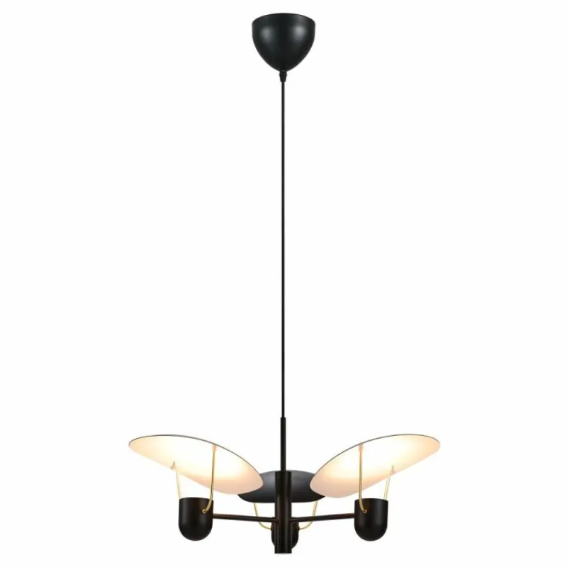 Lampes Vintages & Rétros-Design For The People by Nordlux Suspension FABIOLA Noir, 1 lumière