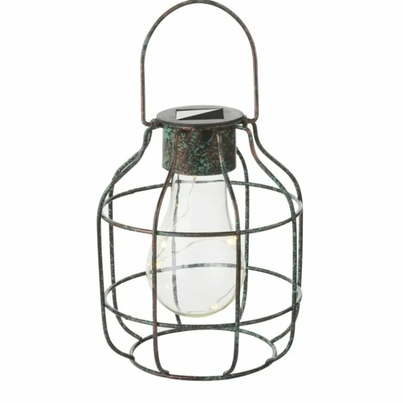 Luminaires Globo Lighting Suspension d'extérieur Globo Solar LED Bronze, 5 lumières