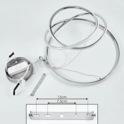 hofstein Suspension Donebas LED Chrome, 1 lumière