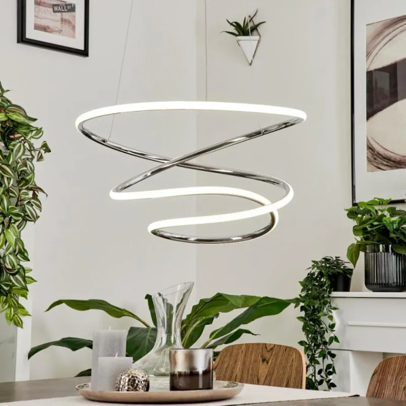 hofstein Suspension Donebas LED Chrome, 1 lumière