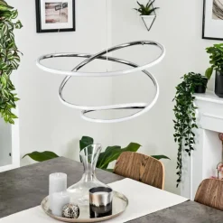 hofstein Suspension Donebas LED Chrome, 1 lumière