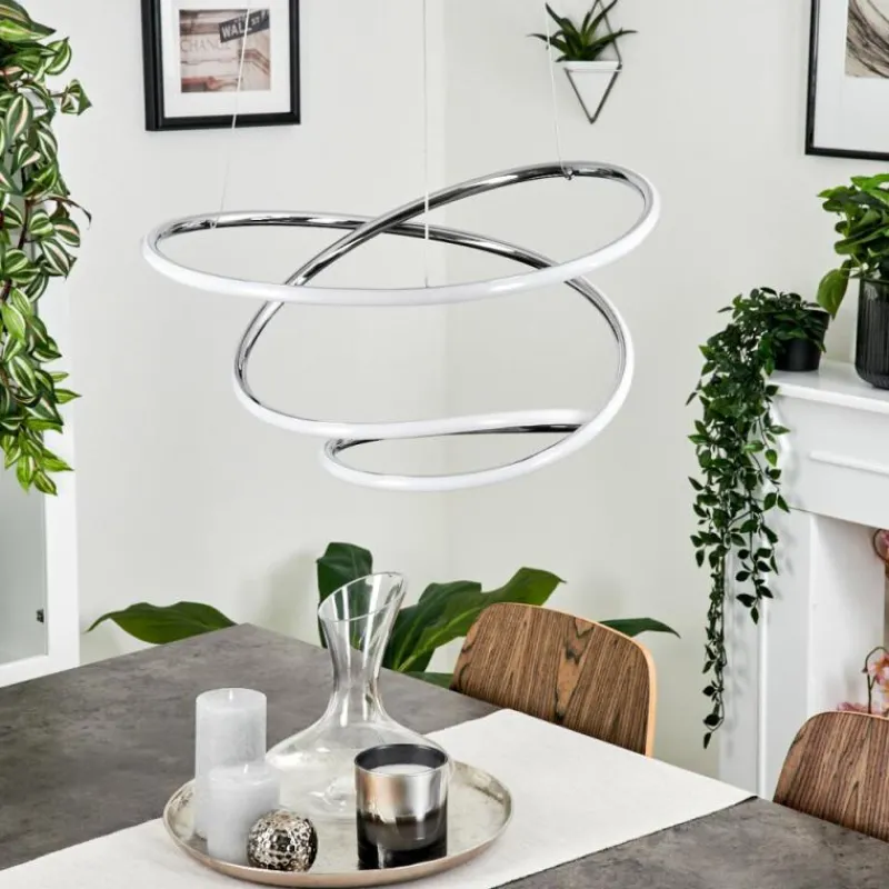 hofstein Suspension Donebas LED Chrome, 1 lumière