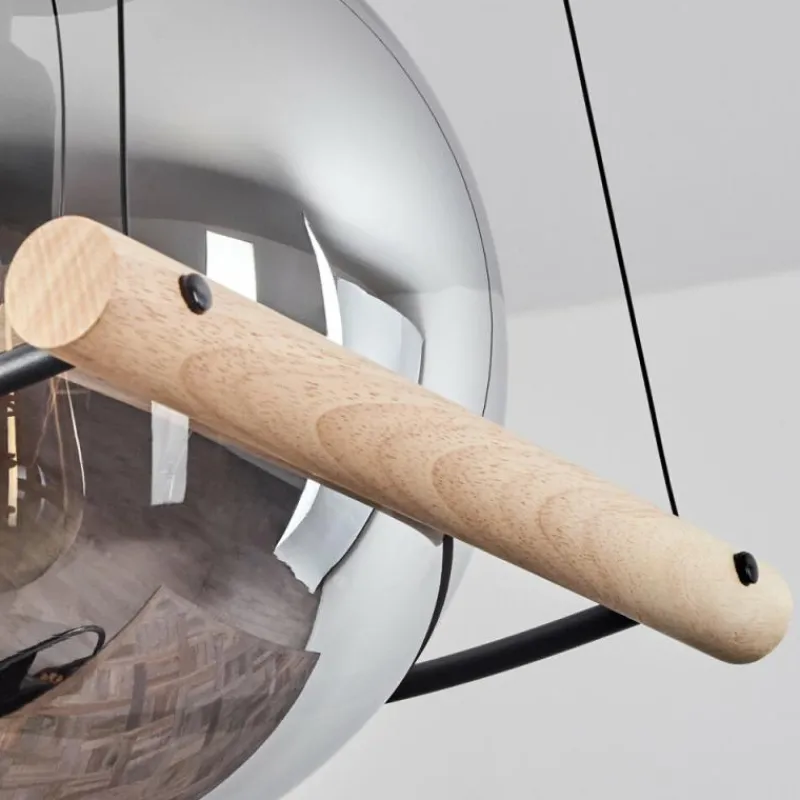 Suspension Verre Fumé-hofstein Suspension Duchemin Écru, 1 lumière