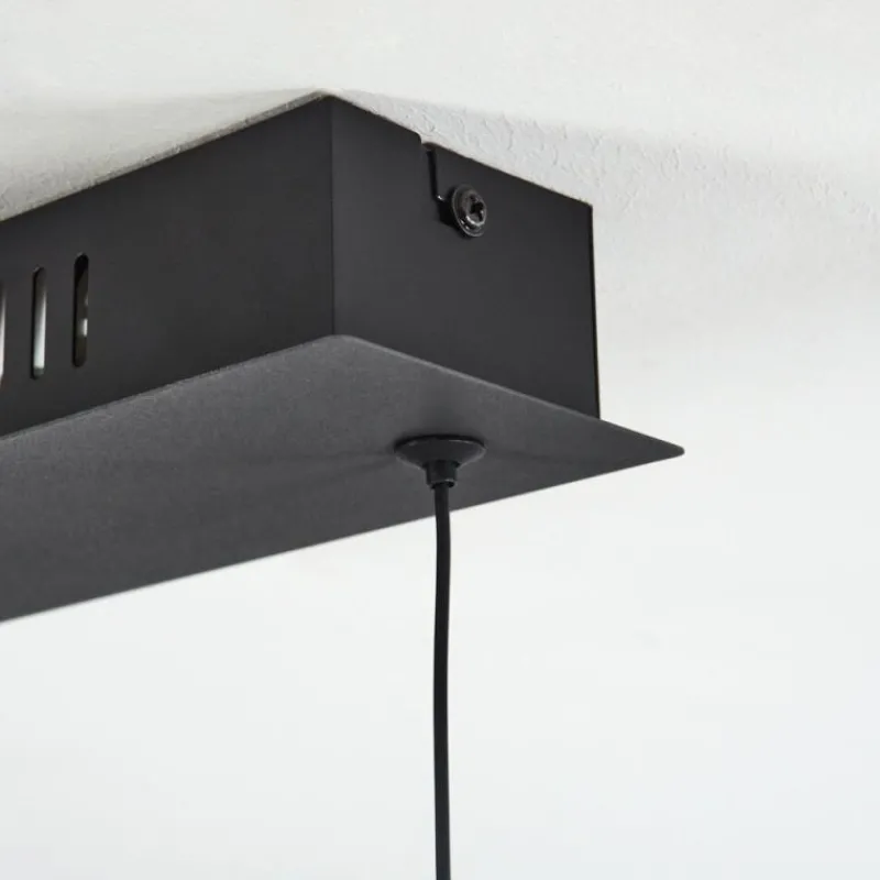 hofstein Suspension Eaglesham LED Noir, 1 lumière