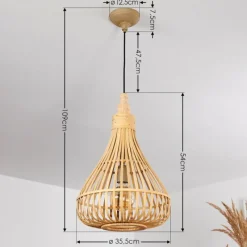 Lampes Vintages & Rétros-hofstein Suspension Egede Brun, 1 lumière