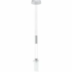 Luminaires Eglo Suspension Eglo AGGIUS LED Chrome