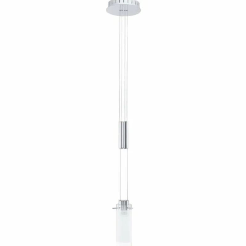 Luminaires Eglo Suspension Eglo AGGIUS LED Chrome