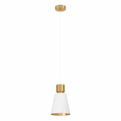 Lampes En Tissu-Luminaires Eglo Suspension Eglo AGLIENTINA Laiton, 1 lumière