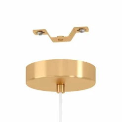 Lampes En Tissu-Luminaires Eglo Suspension Eglo AGLIENTINA Laiton, 1 lumière