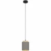Lampes En Tissu-Luminaires Eglo Suspension Eglo ALBARIZA Brun, Noir, 1 lumière