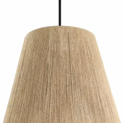 Style Boho-Chic-Luminaires Eglo Suspension Eglo ALDERNEY Noir, 1 lumière