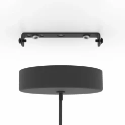 Luminaires Eglo Suspension Eglo ALMUDAINA LED Noir, 1 lumière* Éclairage Led