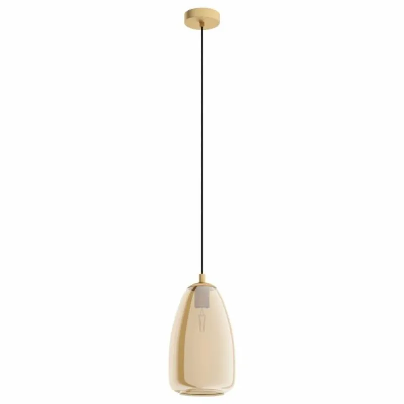 Luminaires Eglo Suspension EGLO ALOBRASE Laiton, 1 lumière