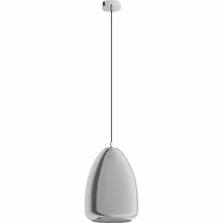 Luminaires Eglo Suspension EGLO ALOBRASE Chrome, 1 lumière