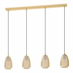 Luminaires Eglo Suspension EGLO ALOBRASE Laiton, 4 lumières