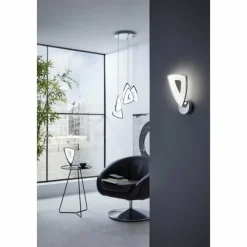 Luminaires Eglo Suspension Eglo AMONDE LED Chrome, 5 lumières* Éclairage Led