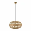 Lampe Turque-Luminaires Eglo Suspension Eglo AMSFIELD Brun, 1 lumière