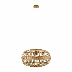 Lampe Turque-Luminaires Eglo Suspension Eglo AMSFIELD Brun, 1 lumière