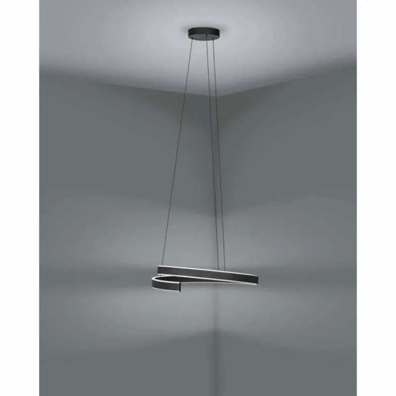 Luminaires Eglo Suspension Eglo ANDABAIA-Z LED Noir, 1 lumière