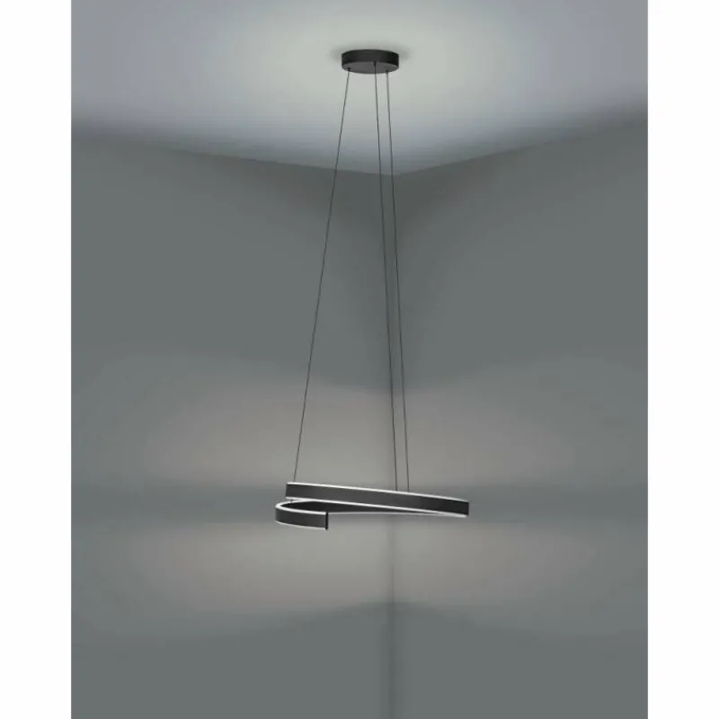 Luminaires Eglo Suspension Eglo ANDABAIA-Z LED Noir, 1 lumière