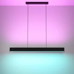 Luminaires Eglo Suspension Eglo ANDREAS-Z LED Noir, 2 lumières, Changeur de couleurs