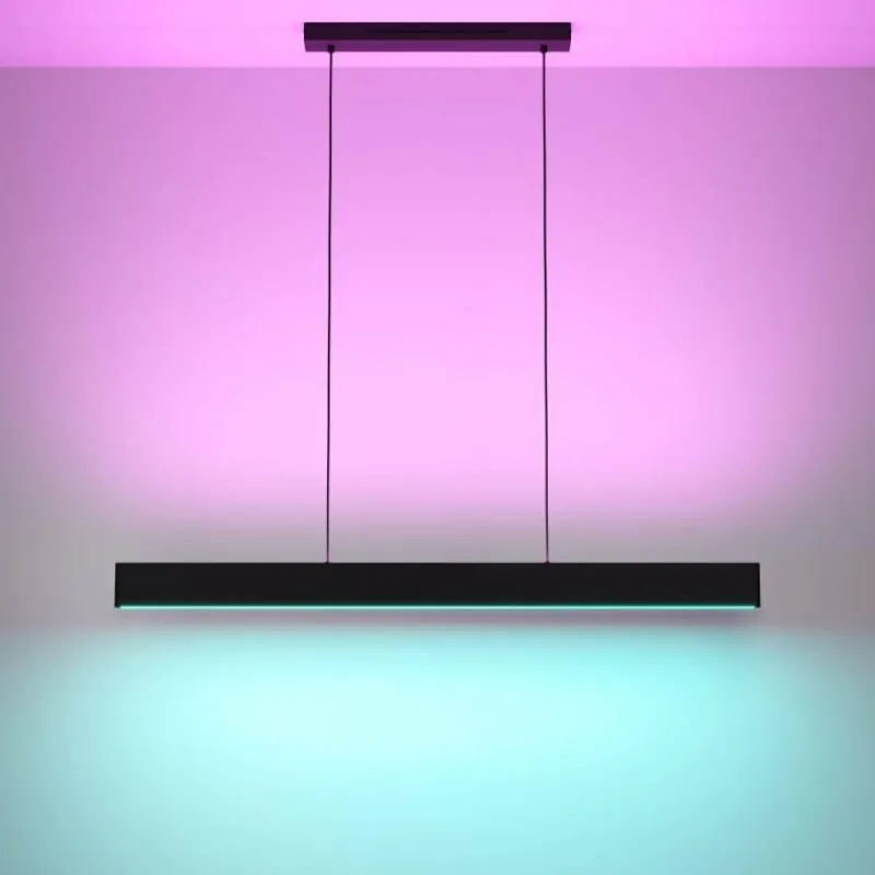 Luminaires Eglo Suspension Eglo ANDREAS-Z LED Noir, 2 lumières, Changeur de couleurs