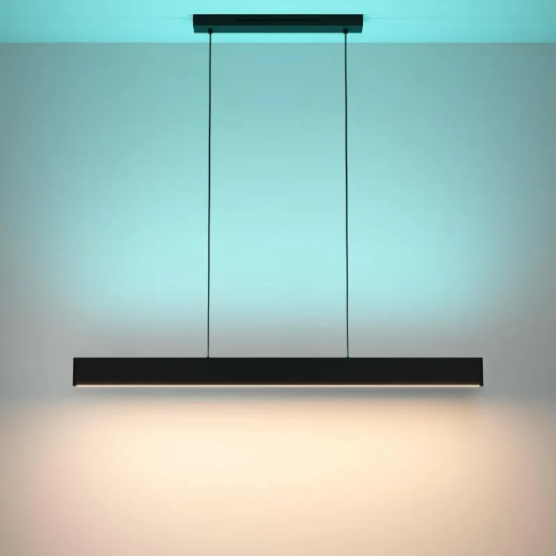 Luminaires Eglo Suspension Eglo ANDREAS-Z LED Noir, 2 lumières, Changeur de couleurs