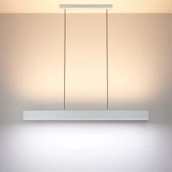 Luminaires Eglo Suspension Eglo ANDREAS-Z LED Gris, 2 lumières, Changeur de couleurs