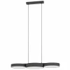 Luminaires Eglo Suspension Eglo BARBANO-Z LED Noir, 3 lumières