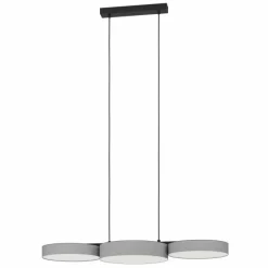 Luminaires Eglo Suspension Eglo BARBANO-Z LED Noir, 3 lumières