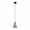 Lampes Vintages & Rétros-Luminaires Eglo Suspension Eglo BARNSTAPLE Noir, 1 lumière