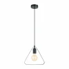 Lampes Vintages & Rétros-Luminaires Eglo Suspension Eglo BEDINGTON Noir, 1 lumière