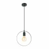 Lampes Vintages & Rétros-Luminaires Eglo Suspension Eglo BEDINGTON Noir, 1 lumière