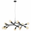 Luminaires Eglo Suspension EGLO BOCADELLA Noir, 12 lumières* Suspensions