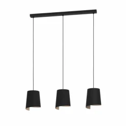 Luminaires Eglo Suspension Eglo BOLIVIA Noir, 3 lumières* Suspensions