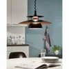 Luminaires Scandinaves-Luminaires Eglo Suspension Eglo BRENDA Noir, 1 lumière