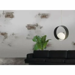 Luminaires Eglo Suspension EGLO CAMARGO Noir, 1 lumière