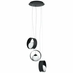 Luminaires Eglo Suspension EGLO CAMARGO Noir, 3 lumières