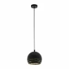 Lampes Dorées-Luminaires Eglo Suspension EGLO CAMASTRA Or, Noir, 1 lumière