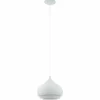 Luminaires Scandinaves-Luminaires Eglo Suspension Eglo CAMBORNE Blanc, 1 lumière